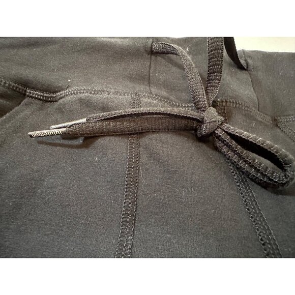 Lululemon Athletica Black Cotton Lycra Womens Wide-Leg Pants L Retired - Picture 4 of 14